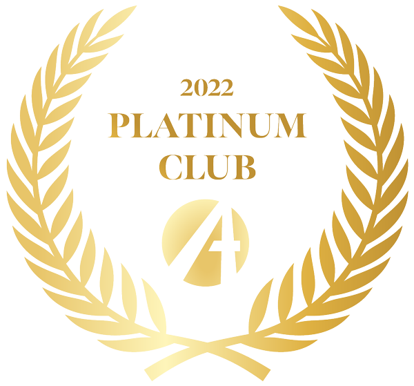 Platinum Club Award Recipient 2022